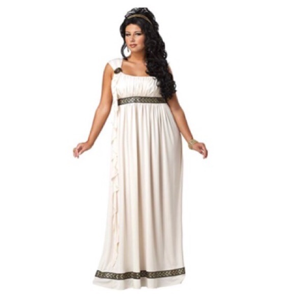 Olympic Goddess Costume 1X Women's Plus Size - Picture 1 of 5